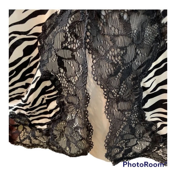 Victoria Secret V-Neck Animal Print Lace Lingerie - Picture 5 of 9